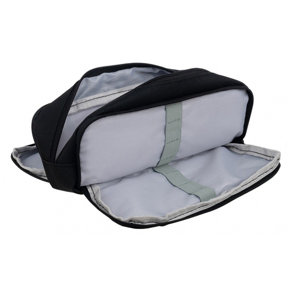 Пенал-косметичка Basir без наполнения, 21*8,5*6 см, на молнии, чёрный цвет