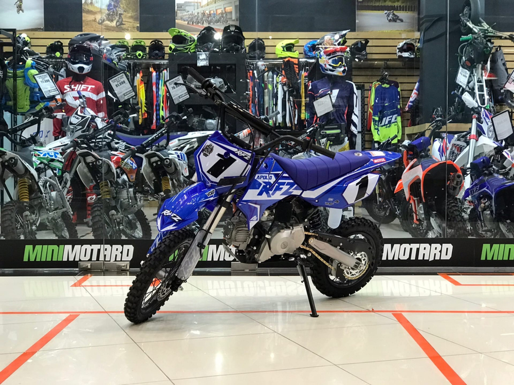 Питбайк Apollo RFZ START 110E Auto 14/12 Синий 2021