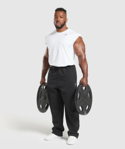 Майка GYMSHARK Critical Cut Off Tank White