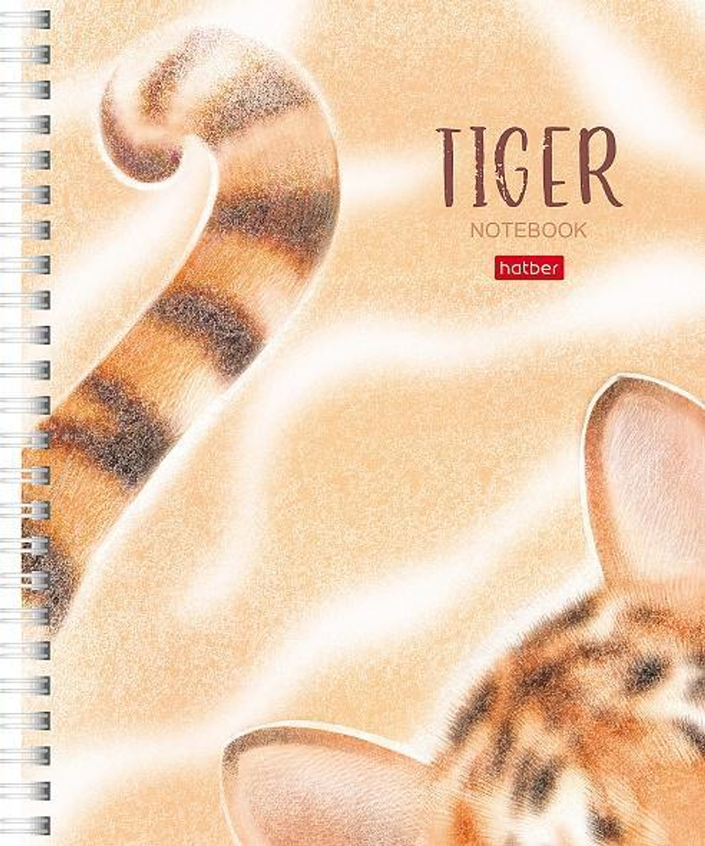 Тетрадь 48л А5ф клетка, ассорти "Хвостики и ушки" (Хатбер)