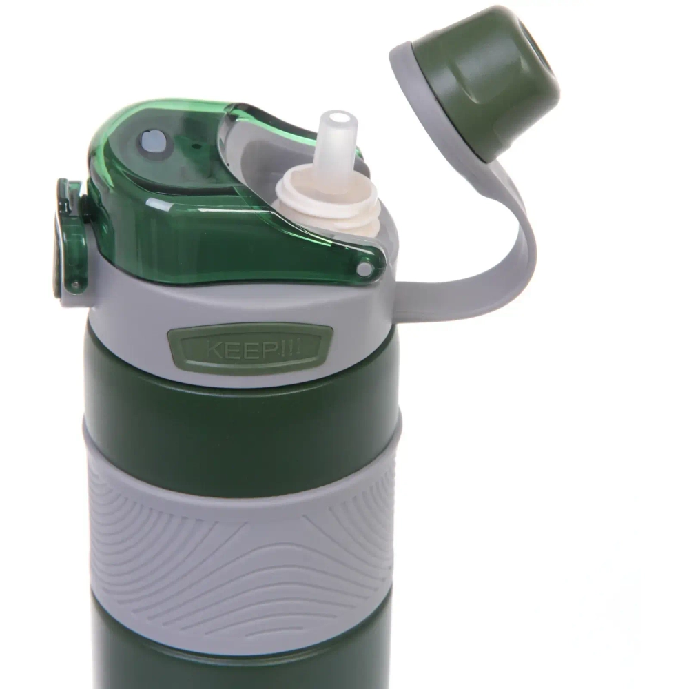 Термос 600мл «Фитнесс», цвет зеленый
