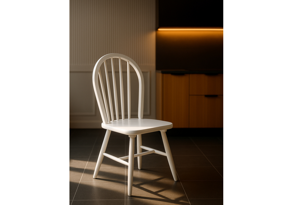 Стул деревянный Woodville Венский, белый