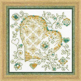 "Золотое сердце"-1353  вышивка