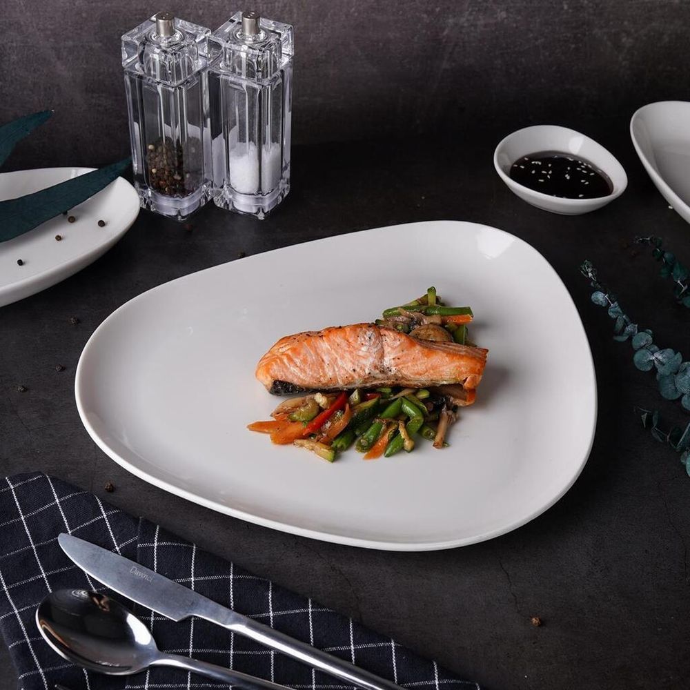 Блюдо овальное 32*27 см h3,5 см White Island By Bone Innovation [6]