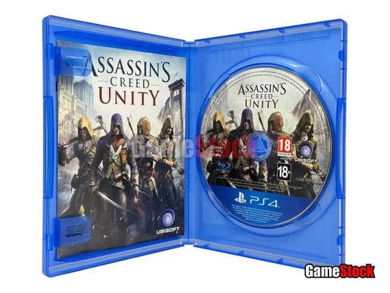 PS4 Assassins Creed Unity / Единство (Б/У, Полностью на русском языке, CUSA-00606)
