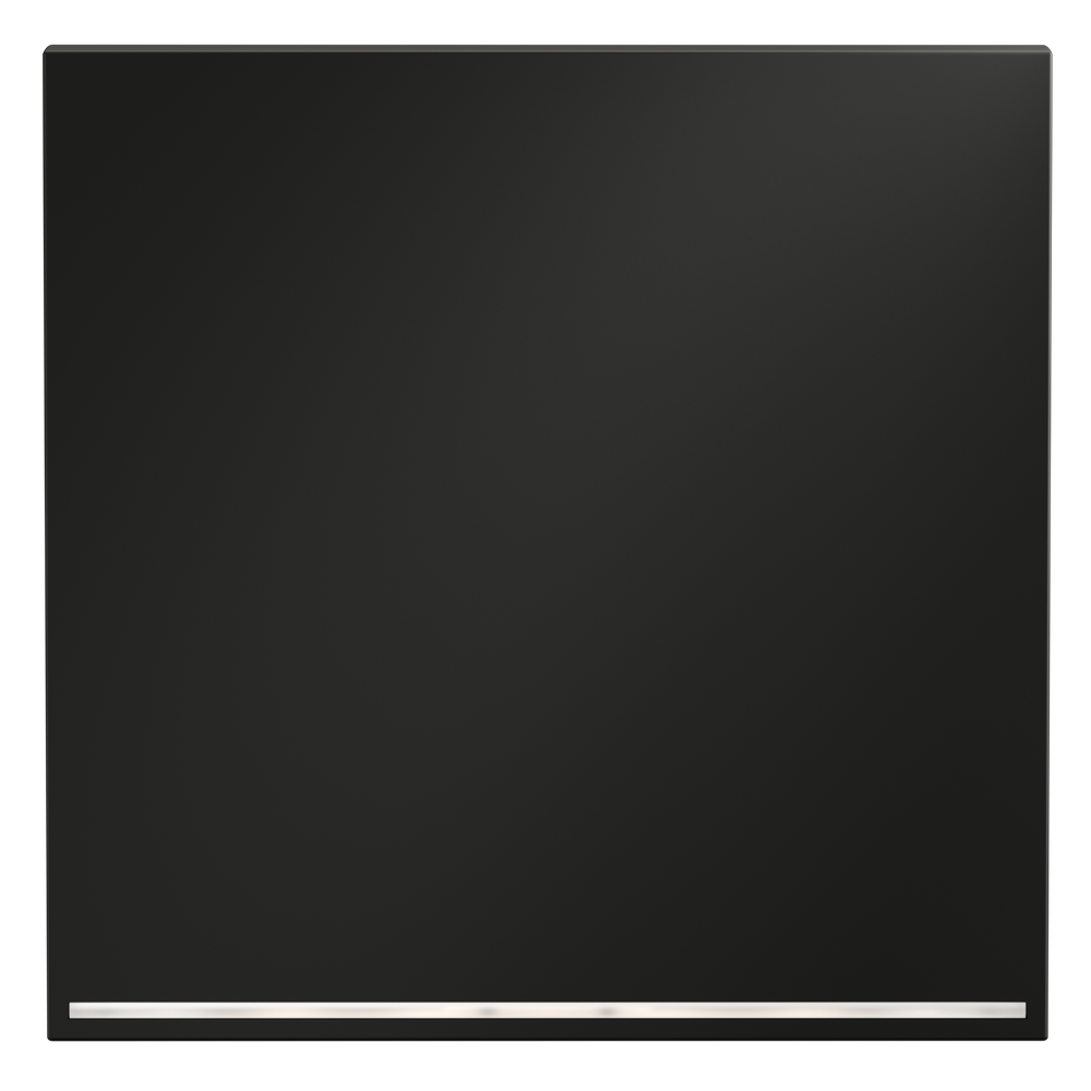 Клавиша для выключателя/переключателя одноклавишного с подсветкой, S70 (графит)