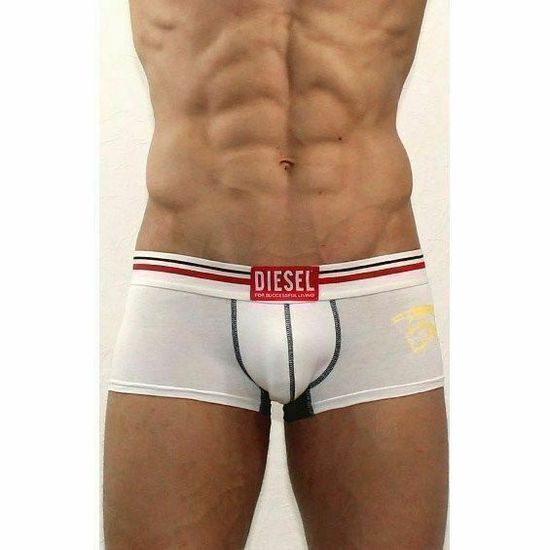 Мужские трусы хипсы белые Diesel White DIS0173