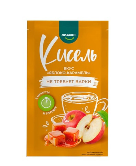 Кисель "Яблоко-карамель" 25г. Лидкон