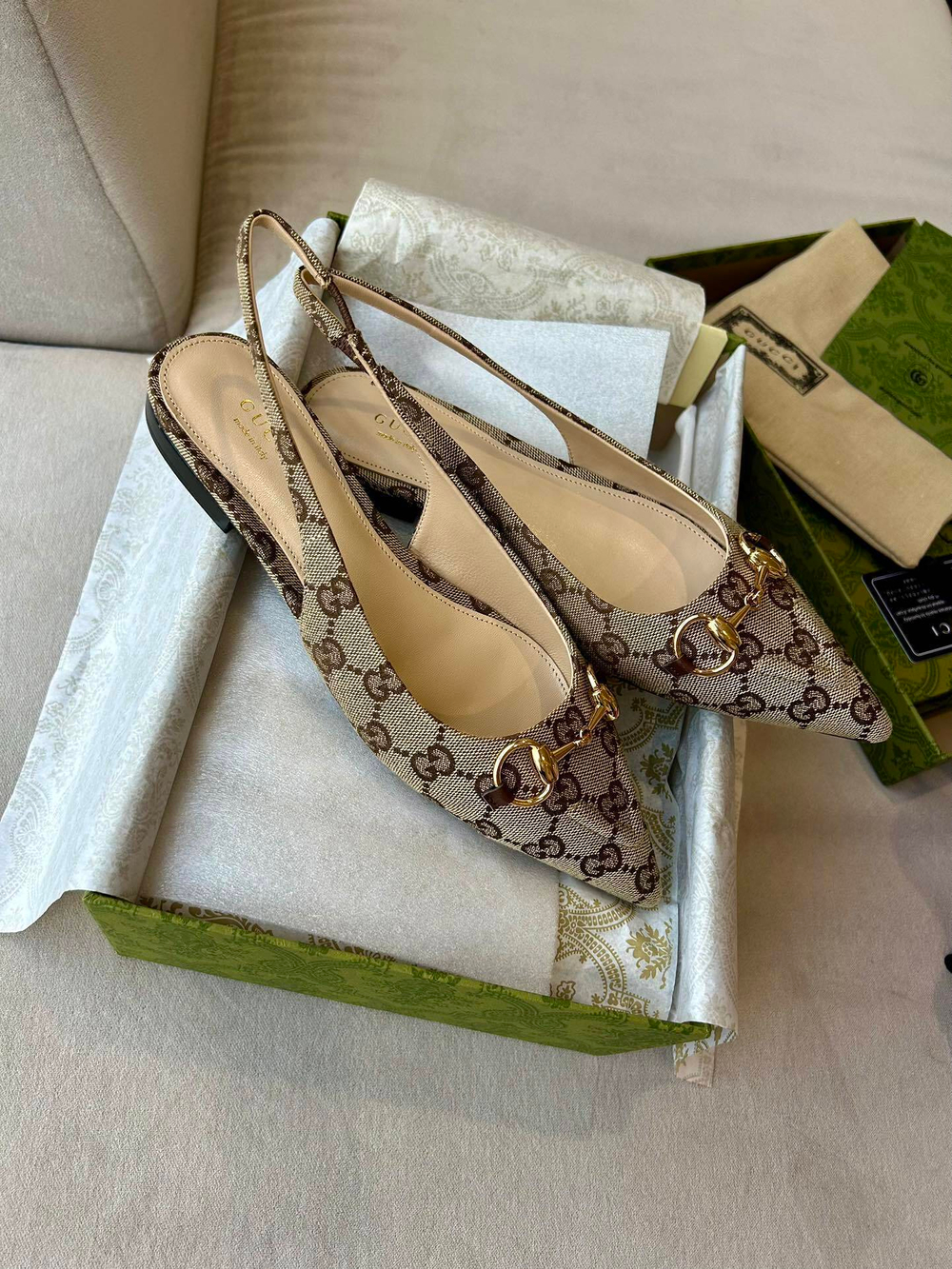 Gucci Slingback Ballet Flat