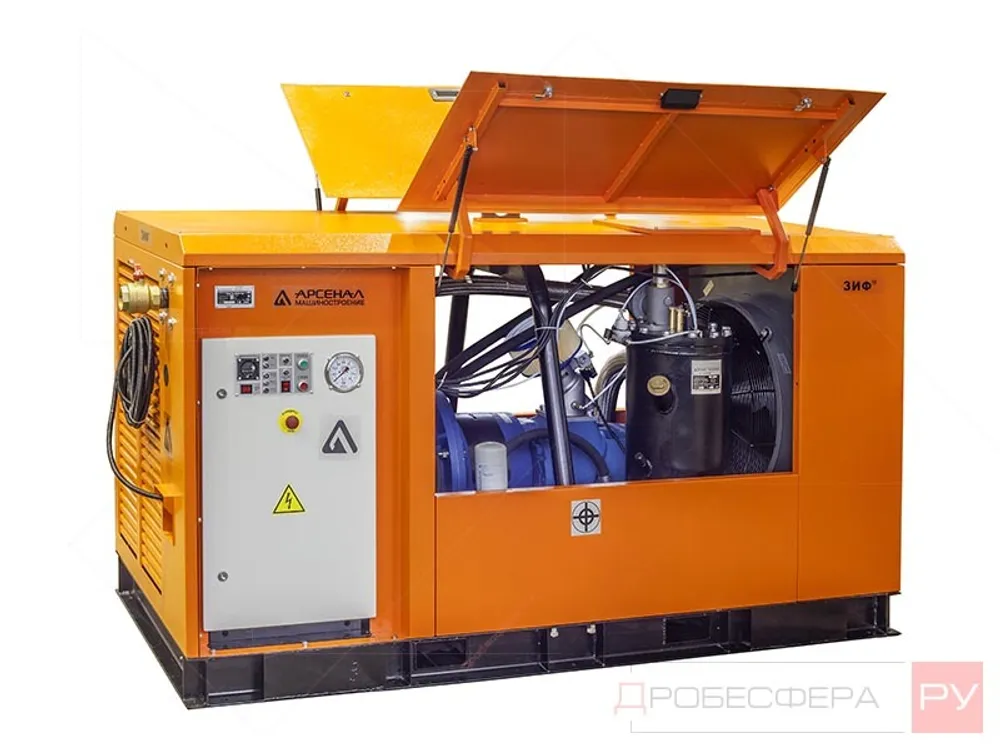 Винтовой компрессор ЗИФ-СВЭ-12/1,0 без кожуха