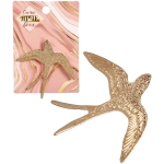 Брошь «GOLD Podarok», Ласточка, цвет золото, 4.7см (символ Надежды)