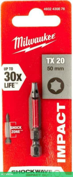 Бита Milwaukee Shockwave TX20 50мм (4932430876)