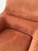 Кресло М-City DISAUR Магда (Magda) Cato-08 Коричневый, ткань, Черный каркас