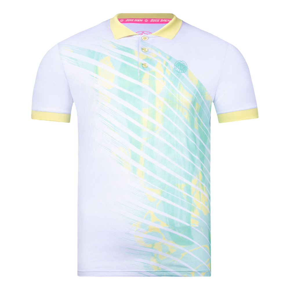 Мужское теннисное поло BIDI BADU Yero Tech Polo Men - Green, Yellow
