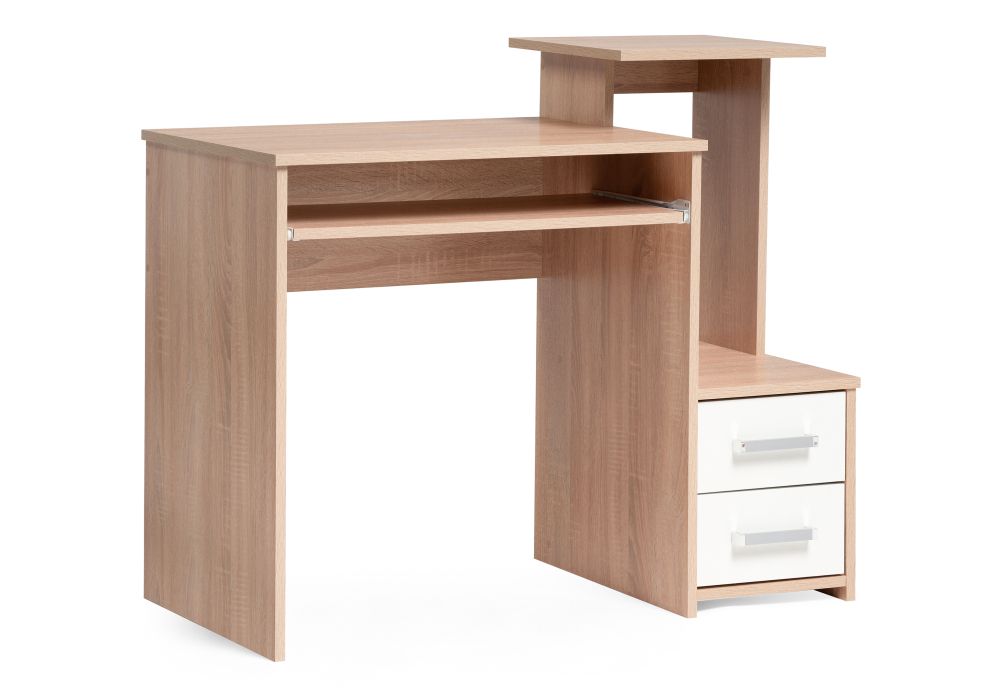 Компьютерный стол Джаз-24 99,6х49,4х86,4 правый дуб сонома