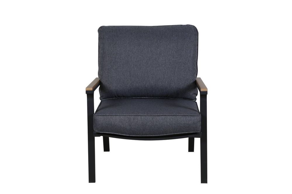 "Крокус" лаунж-зона 5-местная из алюминия, цвет темно-серый