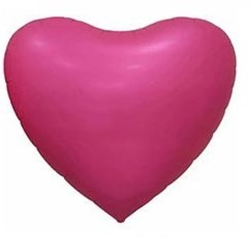 Шар фольга Сердце ГИГАТ Сатин Pink Розовый 173 см УЖЕ с гелием