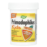 Nature's Way, Primadophilus, пробиотики для детей от 2 лет, со вкусом апельсина, 3 млрд КОЕ, 30 жевательных таблеток
