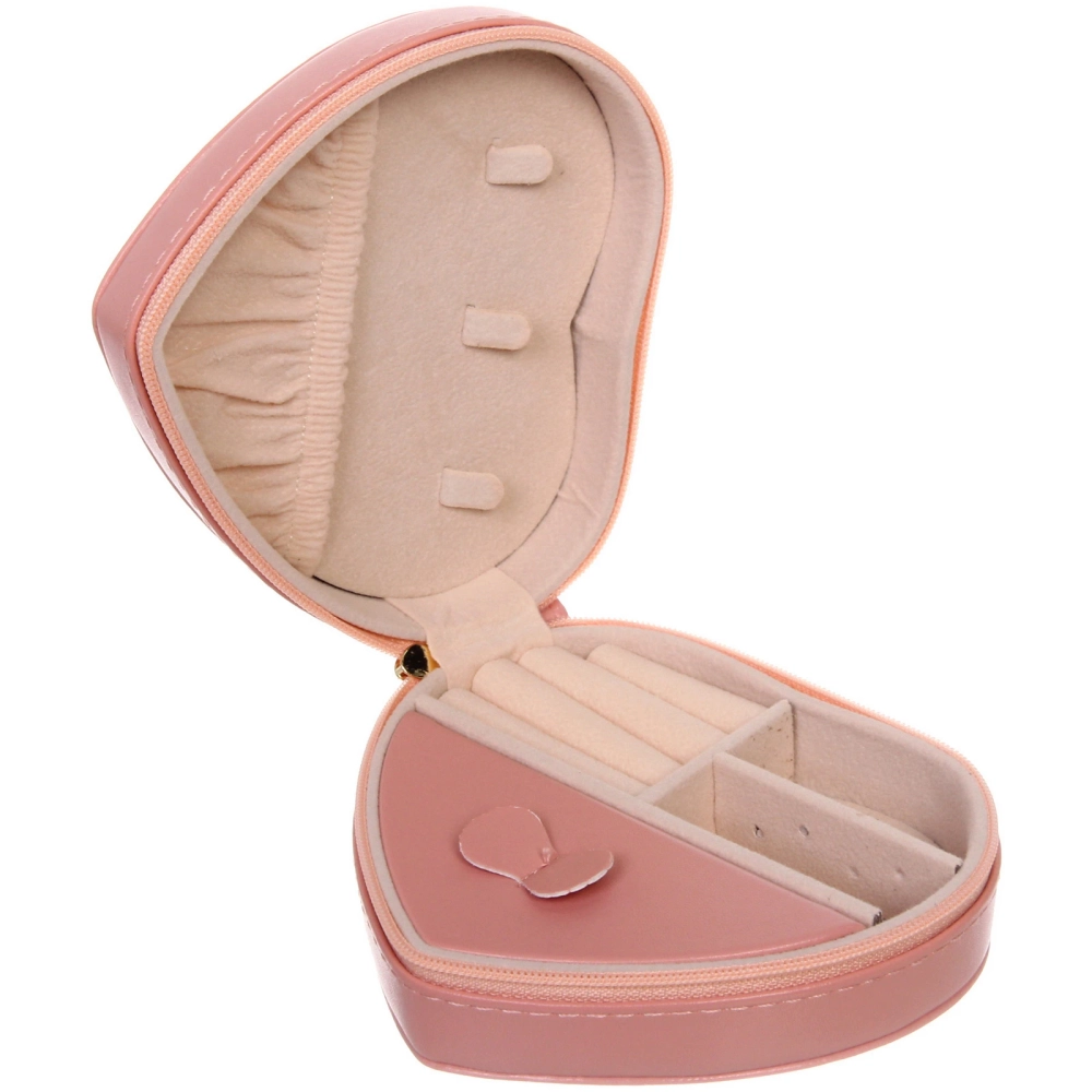 Шкатулка для украшений «ДАНТЕ», цвет пудровая роза, 12*10*4,7см (коробка)