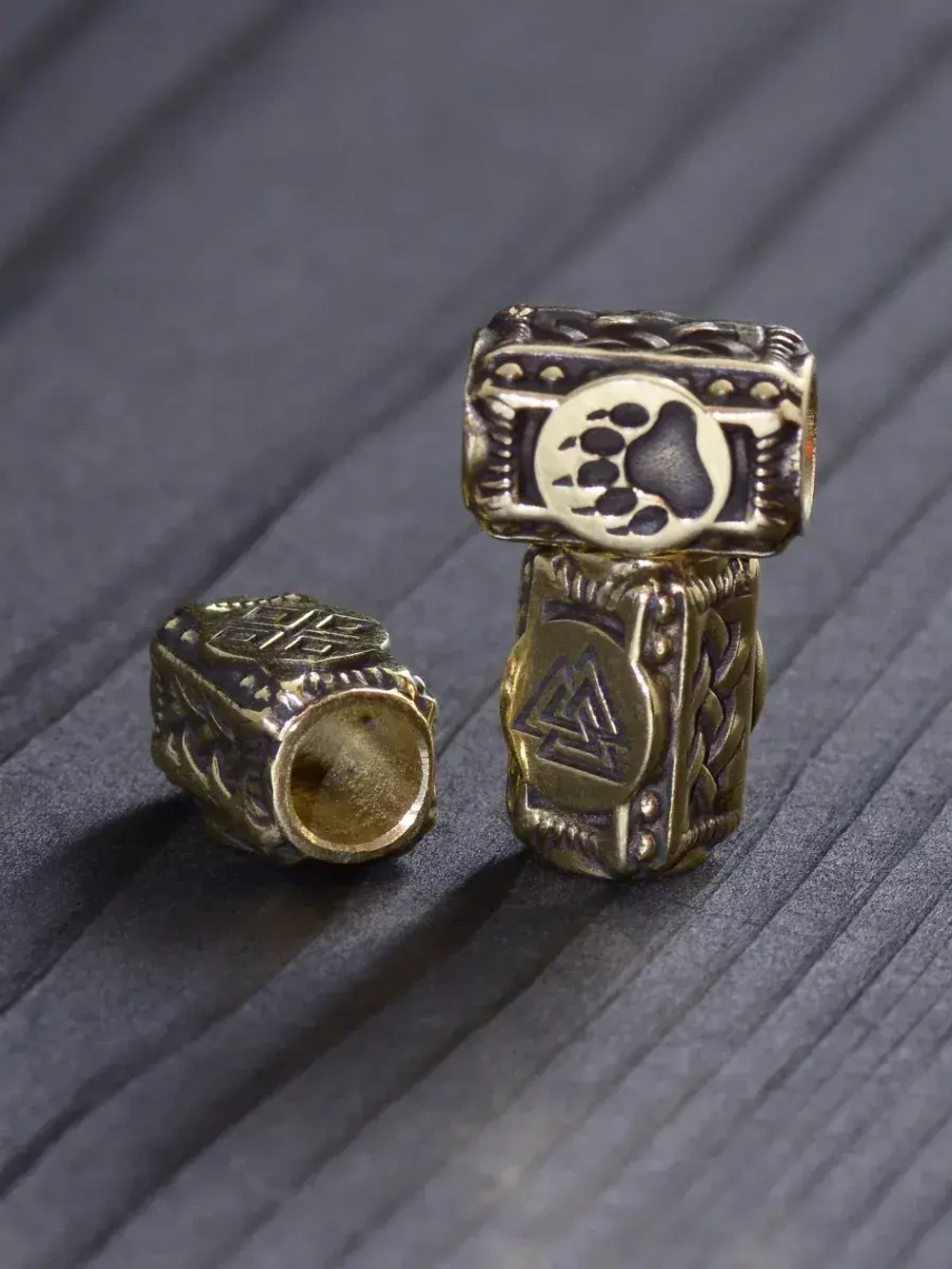 Бусины «Славянские» квадратные из латуни В АССОРТИМЕНТЕ