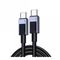 UGREEN L512 Black/Grey USB-C/USB-C 1m