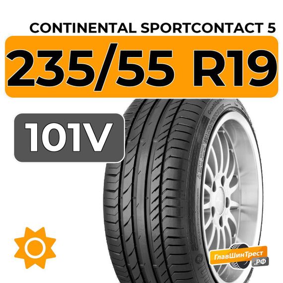 Continental SportContact 5 SUV 235/55 R19 101V