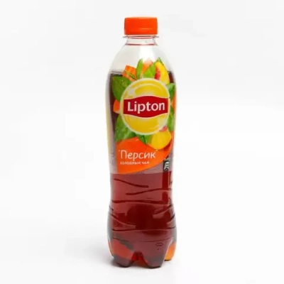 Чай холодный LIPTON черный персик 500 мл