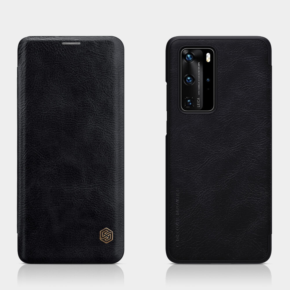 Кожаный чехол-книжка Nillkin Leather Qin для Huawei P40 Pro