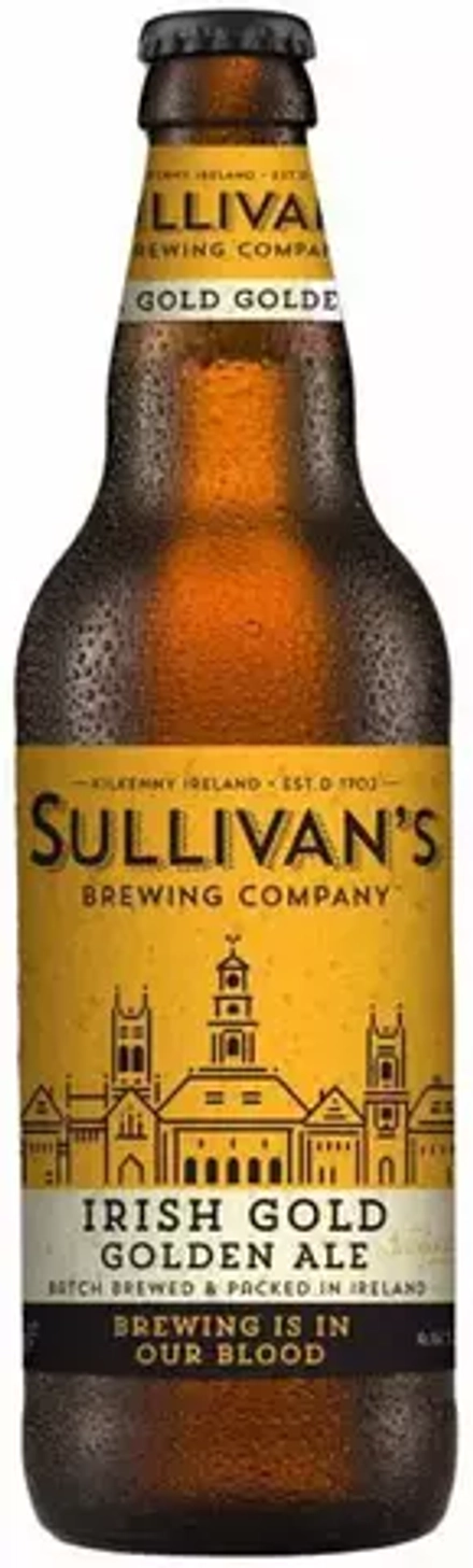 Пиво Салливанс Айриш Голд Эль / Sullivan's Irish Gold Ale 0.5 - стекло