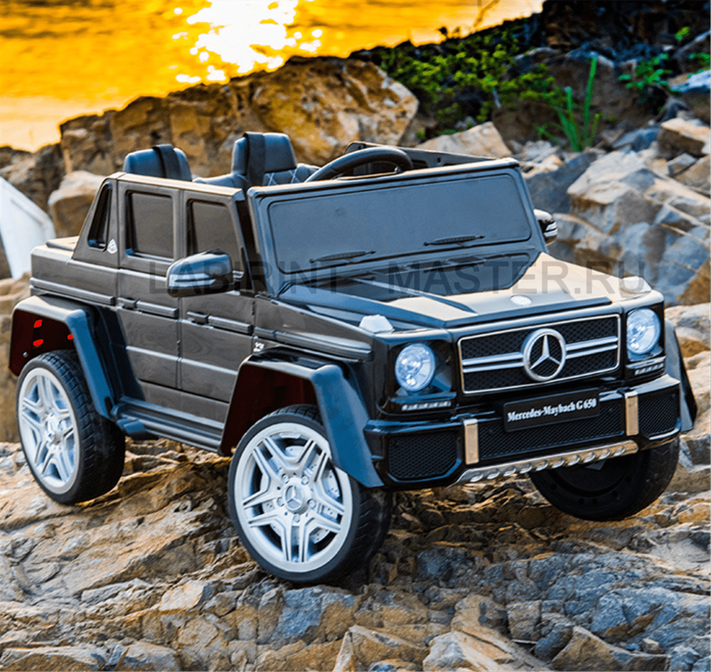 Электромобиль детский "Mercedes-Benz  G650",12V, черный