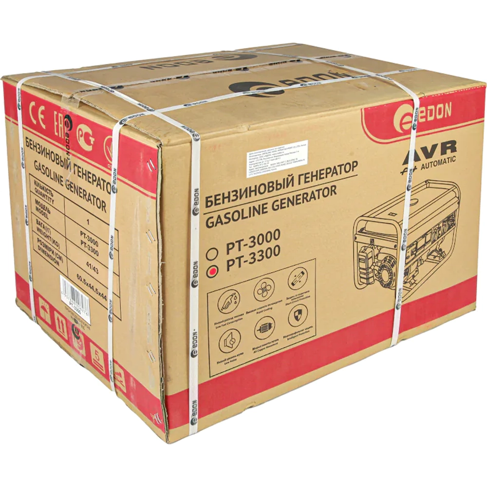 Edon PT-3300 бензогенератор 20608