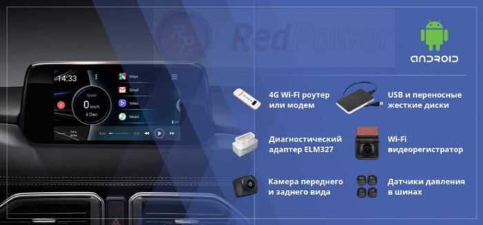 Навигационный блок для Mazda6 2019+ (Mazda Connect) - Kuberg LT-MZD-655 на Android 9, и