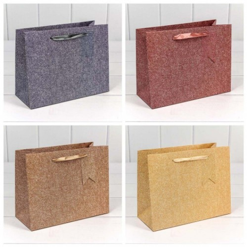 Пакет подарочный 23х18х10см "Премиум" (Микс)