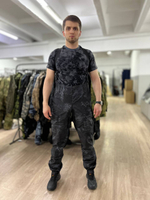 Костюм горка 6 весна-лето / черный питон