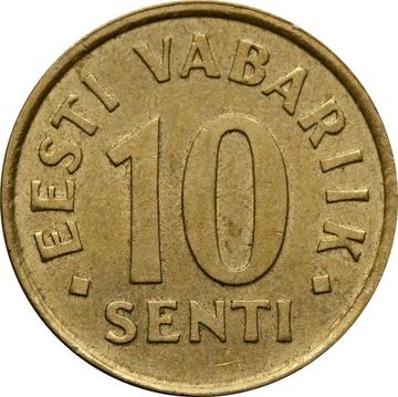 10 сентов 1991-2008 Эстония