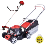 Газонокосилка бензиновая GEOS by AL-KO Classic 42 P-S + Geos Max Comfort 126 B мотокоса + HUTER R3012 леска 213611