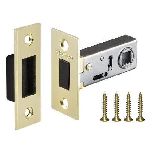 [ТОВАРА НЕТ В НАЛИЧИИ] Защелка врезная магнитная Фуаро MAGNET M12-50-25 GP, цвет латунь (гарантия - 12 месяцев)