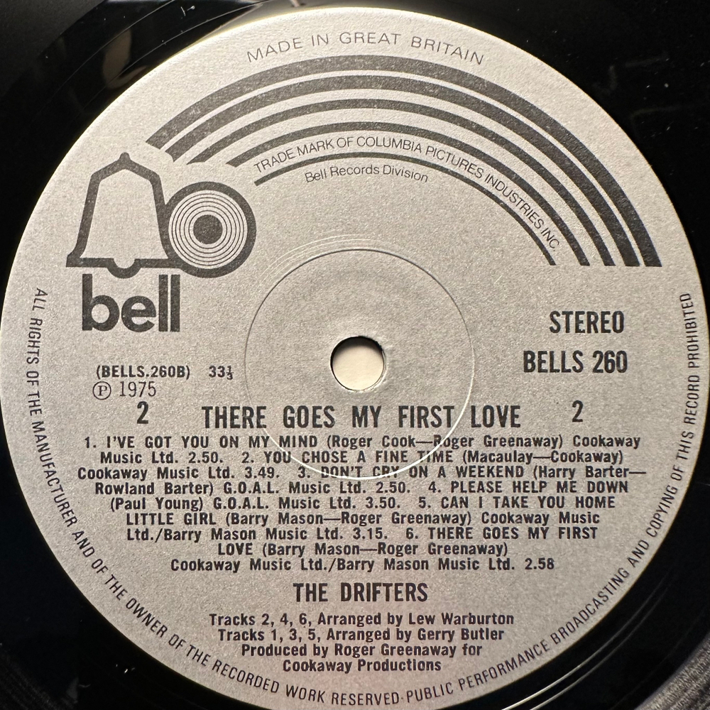 The Drifters - There Goes My First Love (Англия 1976г.)