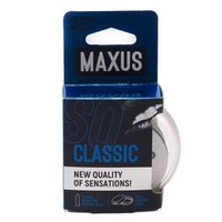 Классические презервативы в пластиковом кейсе Maxus Classic 3шт