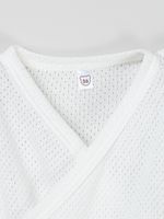 Слип на кнопках с крылышками "Молоко" из ажурного хлопка 0+