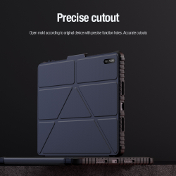 Чехол книжка от Nillkin для Xiaomi Pad 7 и 7 Pro, серия Bumper Pro Case-Multi Angle Folding Style, многофункциональный складной стиль
