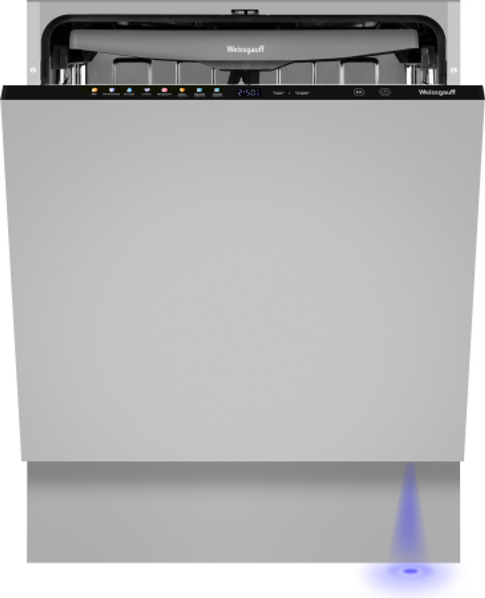 Встраиваемая посудомоечная машина Weissgauff BDW 6038 Touch Inverter Autoopen Infolight полноразмерная размерная (437355)