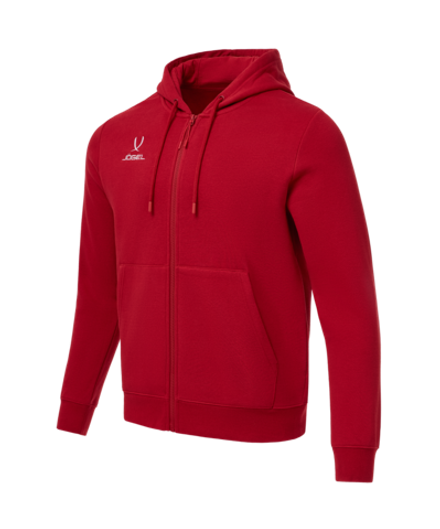 Худи JÖGEL ESSENTIAL Fleece Zip Hoodie, темно-красный