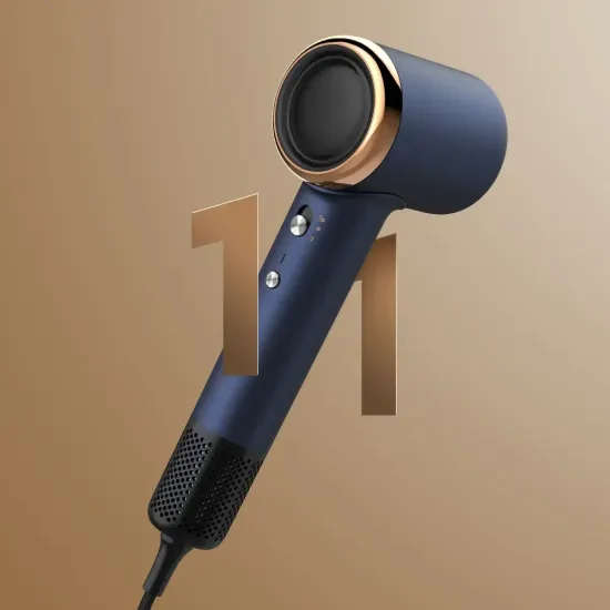 Фен для волос DEM-CF50W (синий)