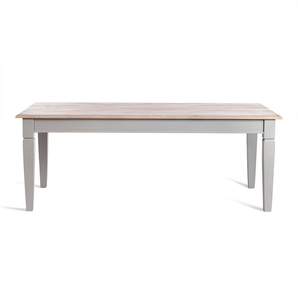 Стол обеденный Secret De Maison BRIGHTON ( mod.DA-2162 ) дерево акации/МДФ, 210х100х78 см, Antique grey/grey wash