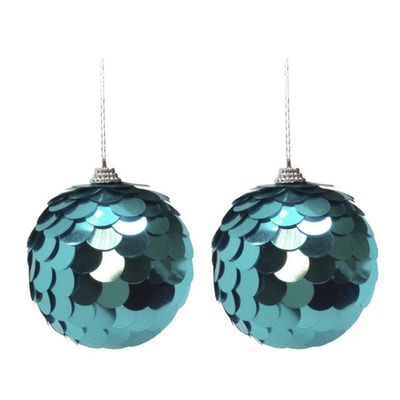 Набор шаров "Чeшуйки", морская волна, 2 шт. (Аспект)