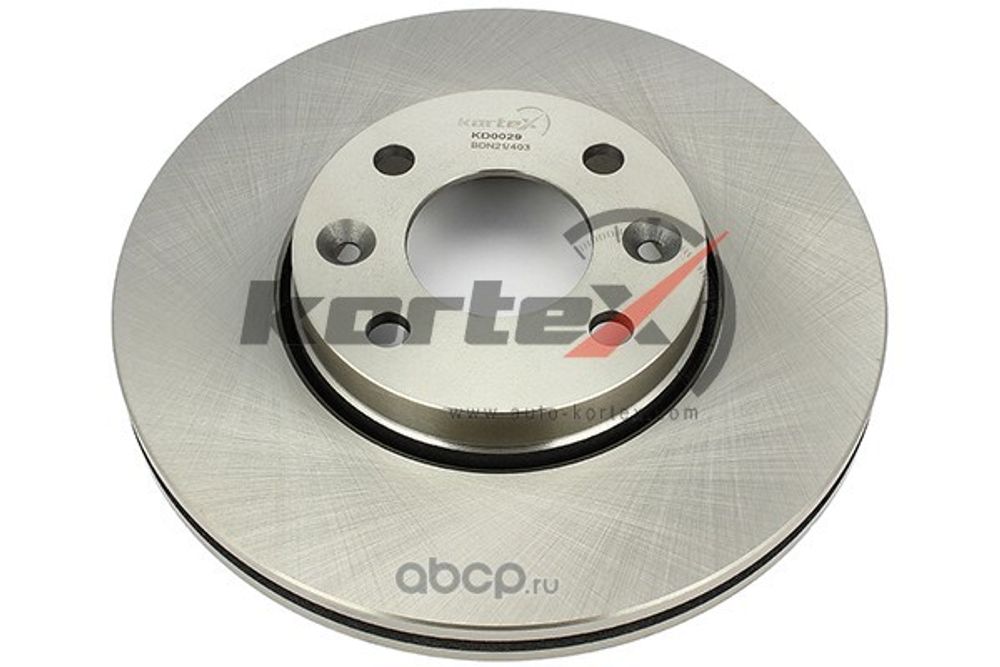 Диск тормозной передний Renault Logan Megane II Lada Largus Vesta (260х22) (KORTEX)