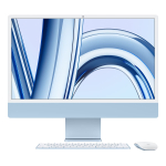 Apple iMac 24" (M3, 8C CPU, 10C GPU, 2023) Retina 4,5K, 8Gb, 256Gb SSD (MQRQ3) Blue, синий