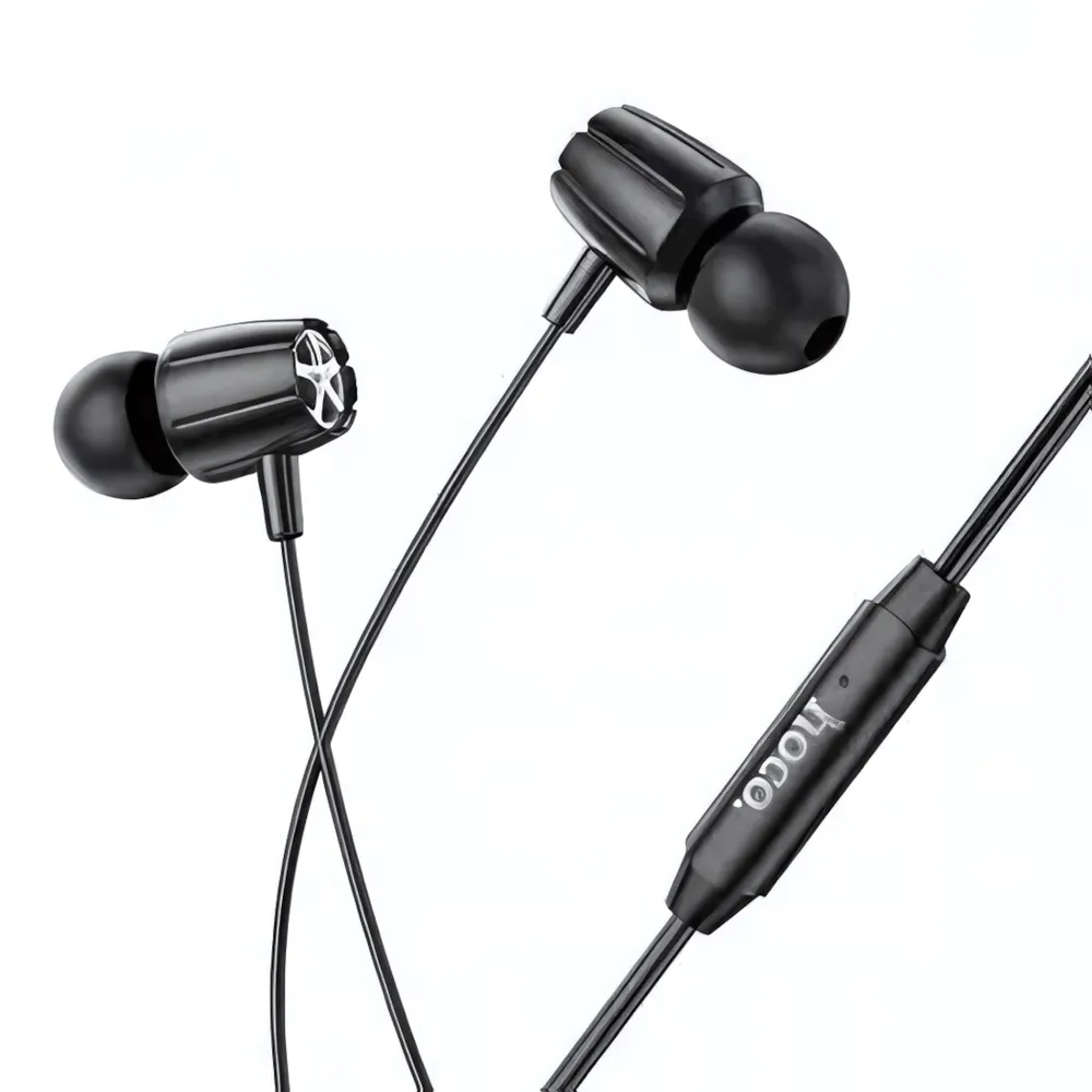 Гарнитура HOCO M88, вакуумные, разъем Jack, кабель 1.2 м Black
