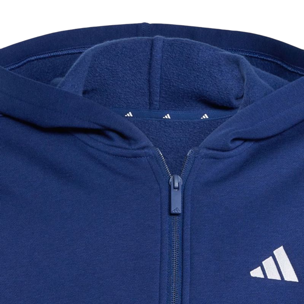 Детская теннисная толстовка Adidas Essentials Full-Zip - dark blue